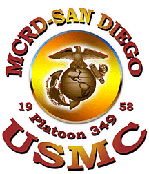 MCRD Platoon 349 logo